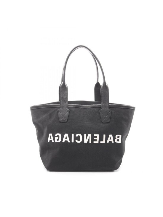 Balenciaga Handbags - ★SOLD★ Balenciaga Tote Cities Paris Jumbo Black Canvas Leather Small